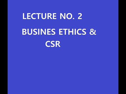 Lecture No  2, Morality, Moral Standards, Conventional Standards