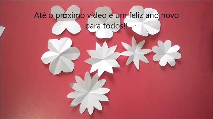 COMO HACER MOLDES PARA FLORES DE PAPEL CARTULINA/FACILES 🌸🌻🌼 