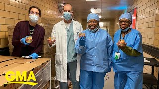 Over 2 million snacks donated to COVID-19 health care workers thanks to one nonprofit l GMA Digital