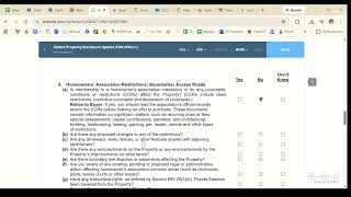 Where to sign a Sellers Disclosure - Florida Interactive forms