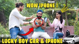 Lucky Boy prank on Cute Girl 💓 with Twist Gold Digger | prank in Pakistan | Epic Reactions 😂😂