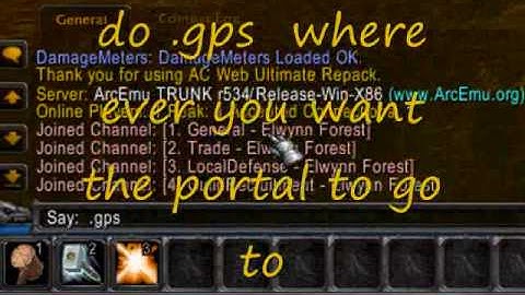 How to make Custom Portals for your WoW Private Server