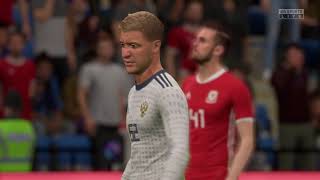 #fifa20 Wales - Russia / Квалификация / Первый тайм