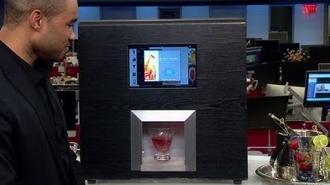 Robot bartender mixes it up
