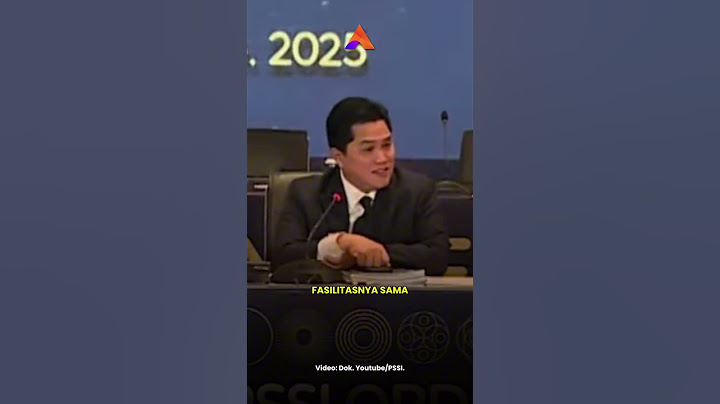 ERICK THOHIR: TAK ADA PEMAIN TITIPAN DI TIMNAS, KALAU ADA SAYA SIKAT!