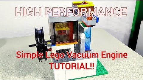 LEGO Vacuum Engine Tutorial! | COMPACT + HIGH PERFORMANCE!!