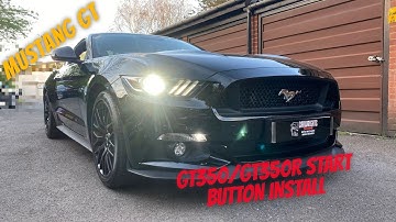 HOW TO INSTALL MUSTANG START BUTTON.