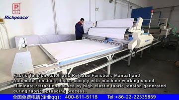 Quick and Clean! Fabric-spreading job with Richpeace Spreading Machine