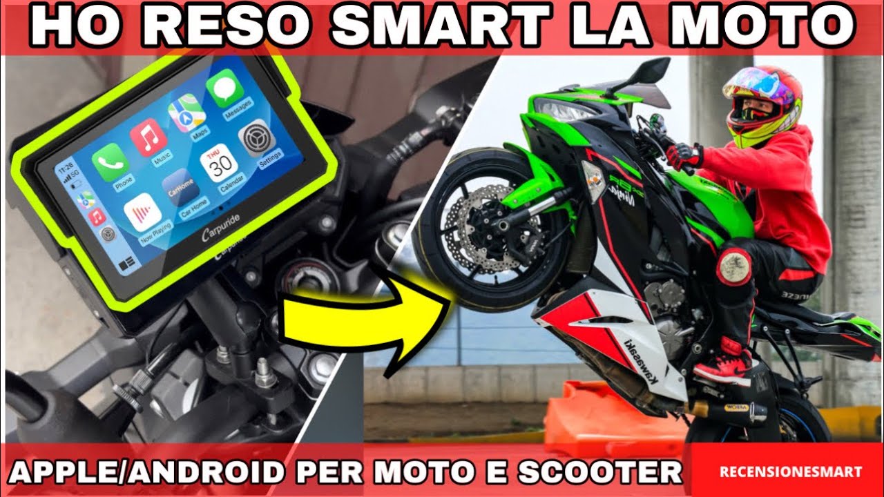 Carpuride W502: schermo per rendere la moto smart! 