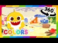 Baby Shark 360 VR Video | Baby Shark's Room | 360 Room Tour | Baby Shark Colors