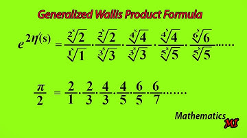 Proof of Wallis Product Formula using Dirichlet Eta Function | Wallis Product