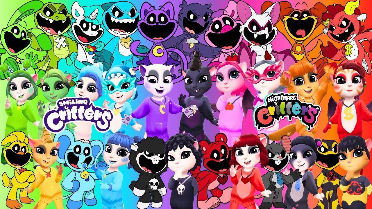 🌈 SMILING CRITTERS ❌ NIGHTMARE CRITTERS ➕ ANGELA | Poppy PlayTime 4 | Cosplay Makeover