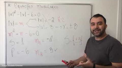 #11 Equação modular (mudança de variável)