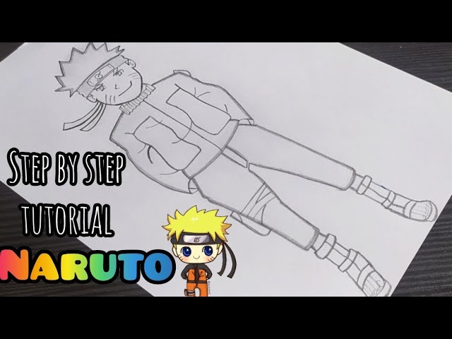 How to Draw Naruto Uzumaki Step by Step Drawing Tutorial - How to