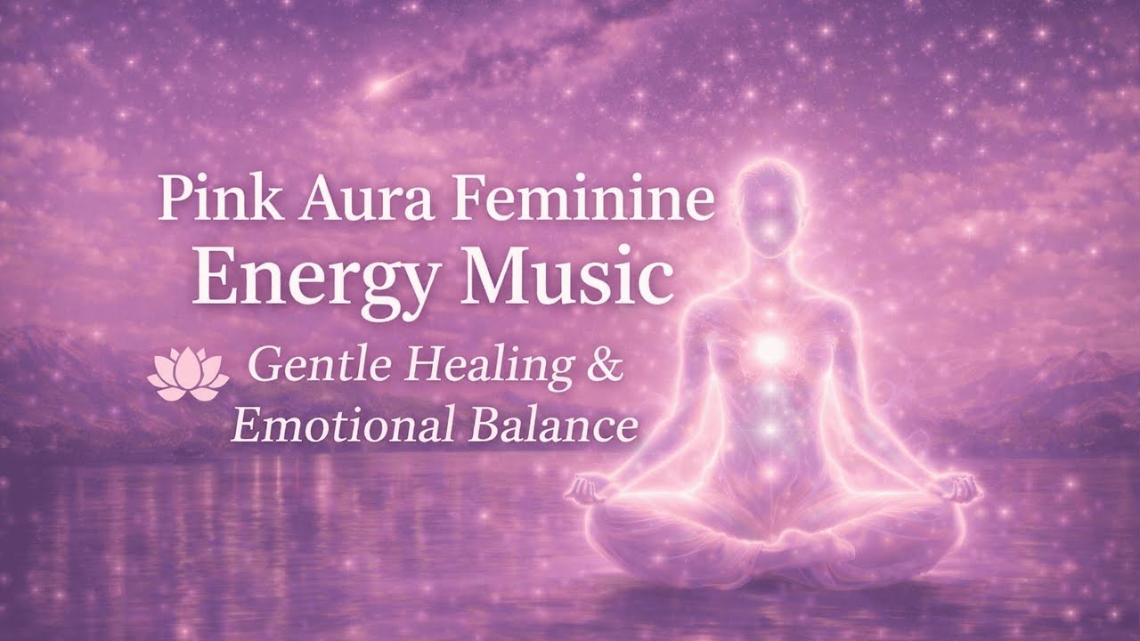 Pink Aura Feminine Energy Music 🪷 – Gentle Healing & Emotional Balance