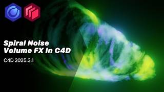 Spiral Noise Volume FX In C4D