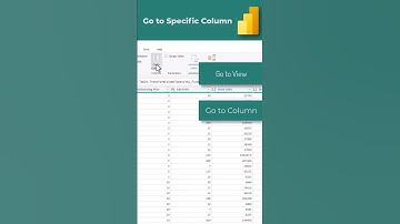 Power Query - Go to Specific Column   A Cool Trick! - Part 16 #shorts #powerquery  #powerbi