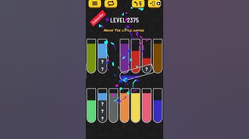 Water sort puzzle level 2375