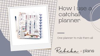 How I use a catchall planner | Happy Planner