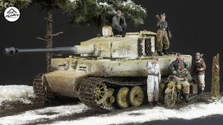 Tiger in the Snow - 1/35 WW2 Diorama