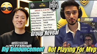 Godlike Group Revealed😯 | Big Announcement From Krafton🤔 | Jonathan Playing As A Team 🔥 Not For MVP