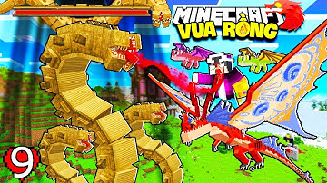 MINECRAFT VUA RỒNG  TẬP 9 | LỘC BỊ GIUN ĐẤT CỔ ĐẠI SIÊU KHỔNG LỒ NUỐT CHỬNG VÀ THU PHỤC RỒNG MỚI