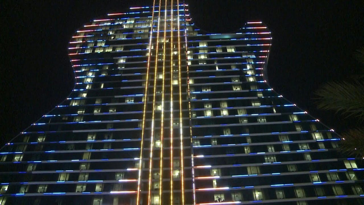 Hard Rock inaugure un immense hôtel en forme de guitare | AFP News ...
