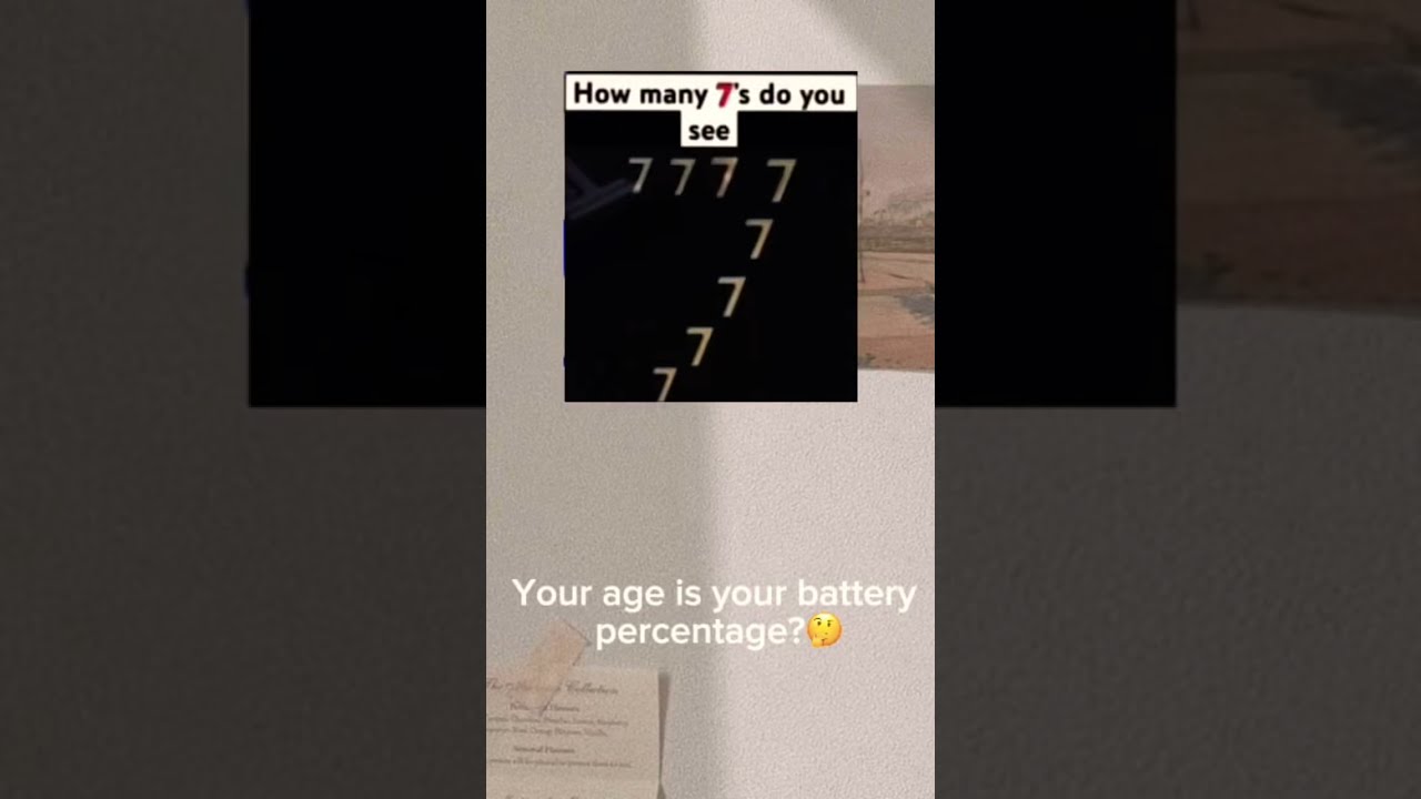 How Many 7 S Do You See 