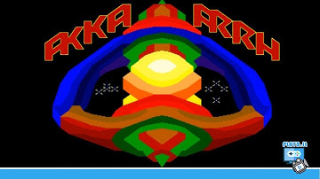 Akka Arrh atari prototype - retrogaming - gameplay