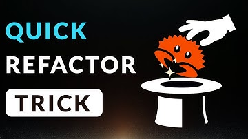 Rust Quick Refactoring Trick (Rust Programming Tips)