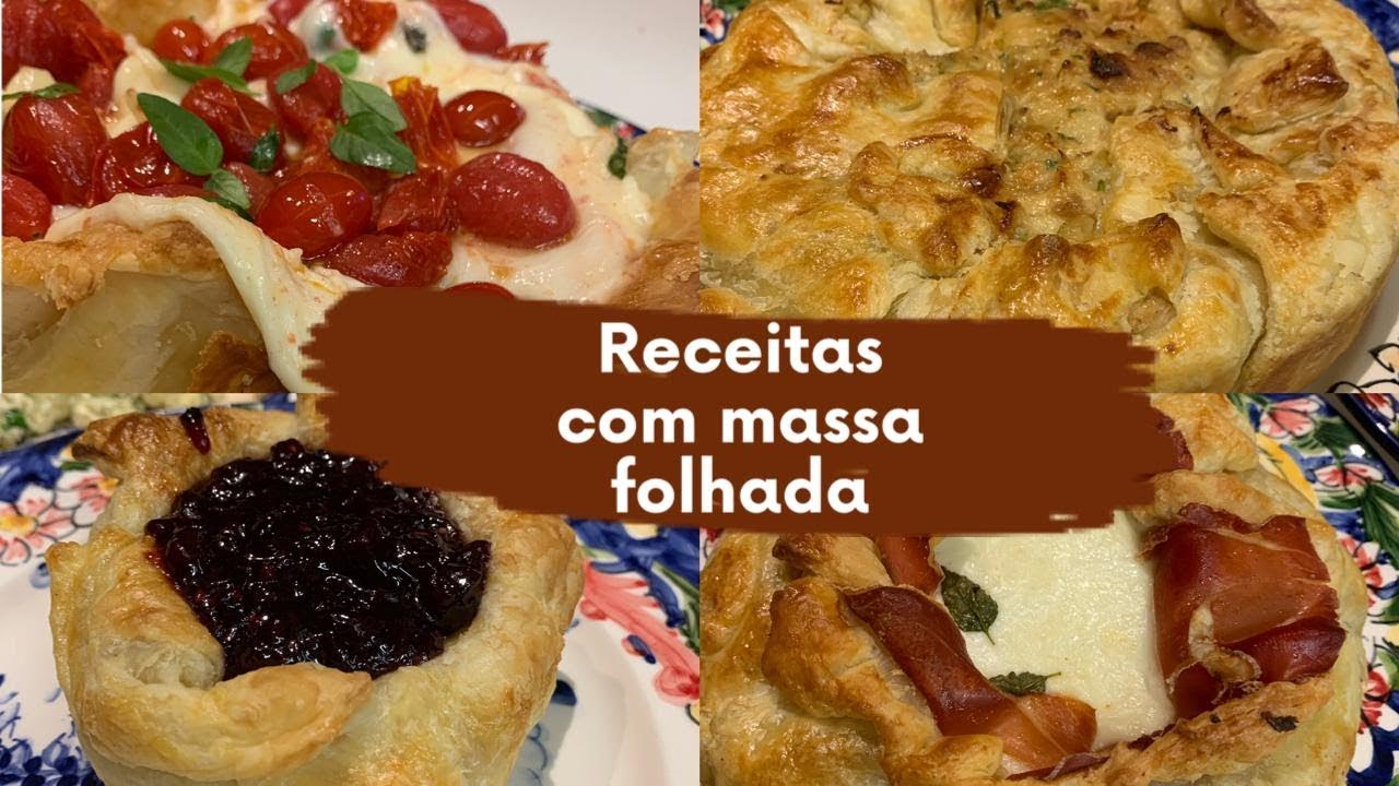 Receitas com massa folhada - Cozinhando com a minha irmã !