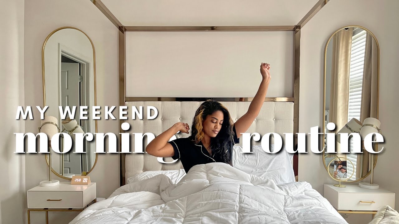 No Talking, Just Vibes | My Relaxing Weekend Morning Routine - YouTube