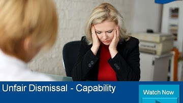 Unfair Dismissal Capability