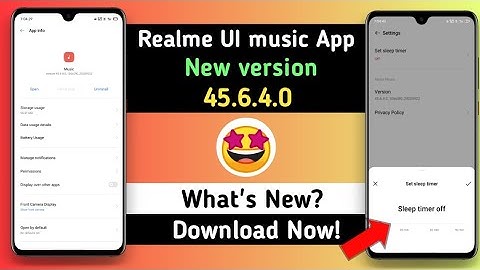 Realme UI Music App New Version 45.6.4.0 what