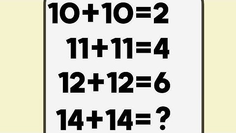 🔴Math IQ Test: Can You Solve This? | (MOST PEOPLE FAIL!!!)#live#brain teaser#iqtest