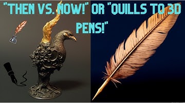 Epic Journey of Writing Tools: From Ancient Quills to Modern 3D Pens!