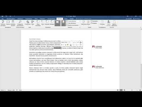 Office 365 dla Firm - śledzenie zmian podczas edytowania tekstu w programie Word