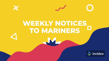 Weekly Notices To Mariners