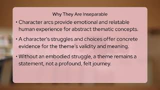 What Is the Link Between Character Arc and Theme?