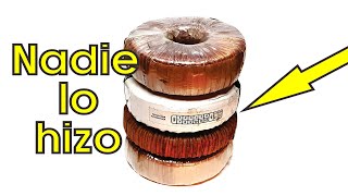 TORTA TOROIDAL MIRA LO QUE HACE, MEGA TOROIDE Recalibrando