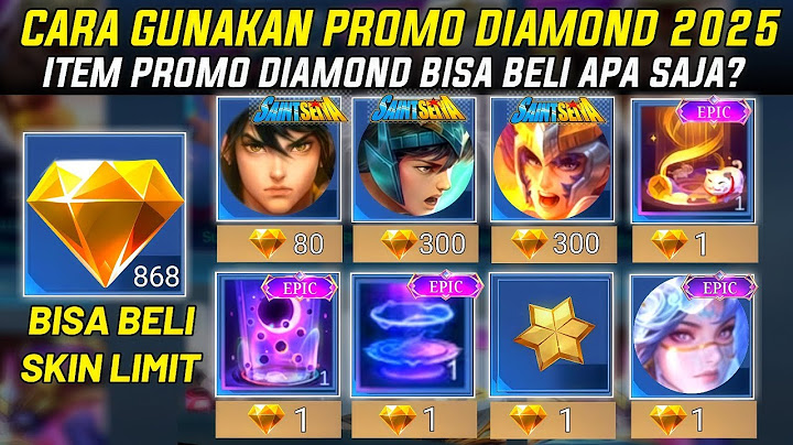 CARA GUNAKAN PROMO DIAMOND KUNING 2025! PROMO DIAMOND BISA BUAT BELI APA AJA DI MOBILE LEGENDS
