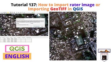 How to import rater image or Importing GeoTIFF in QGIS