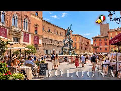 cv777 x gem118 - BOLOGNA ITALY 🇮🇹 What is Bologna best known for 4K Walking Tour through the city's iconic porticoes