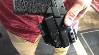 TXC Holsters X1 Pro Helix. Comparing it against the X1 with a Concealment Wing