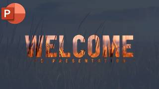 How to Design a Creative Welcome Slide in Microsoft PowerPoint