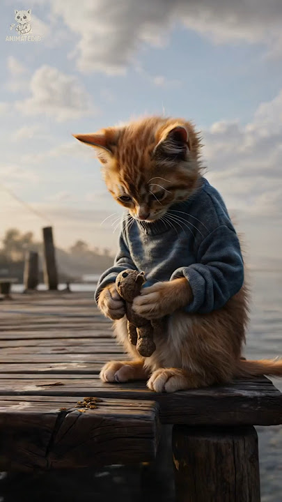 'Boneka Lusuh yang Mengubah Segalanya – Kisah Mengharukan Kucing Kecil' #cat #shorts #viral