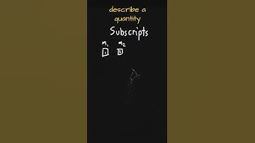 Symbol Sunday: Subscripts - That Thingie