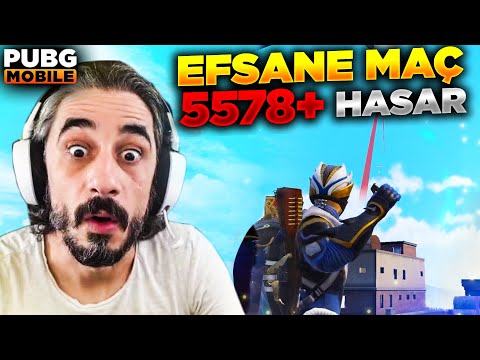 5578 HASAR !! EFSANE MAÇ !! - PUBG Mobile