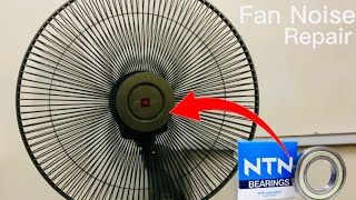 How to Repair Chi-Chi Wall Fan Noise | Fan Bearings 608ZZ Replacement Step by Step DIY