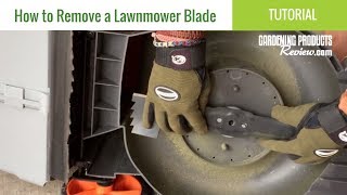 How to Remove & Replace a Lawnmower Blade